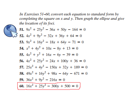 Solved In exercise 51-60, covert each equation to standard | Chegg.com