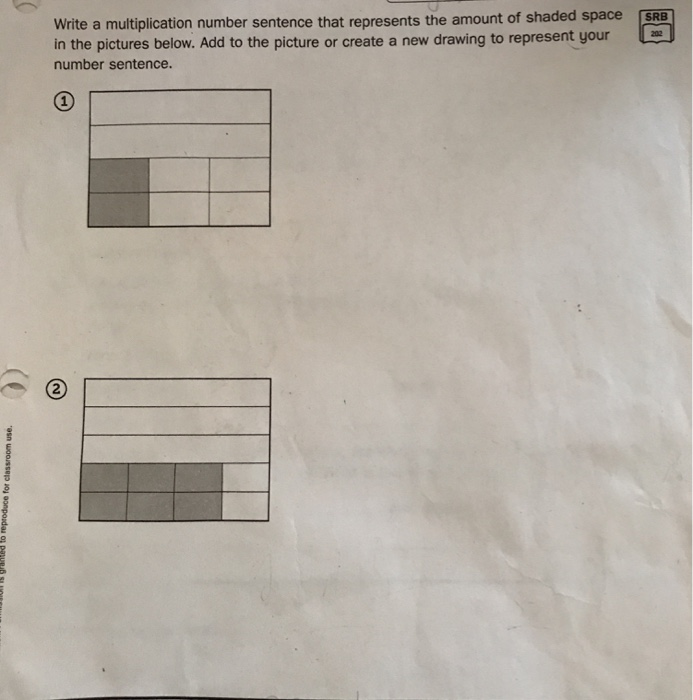 Solved Write A Multiplication Number Sentence That Chegg