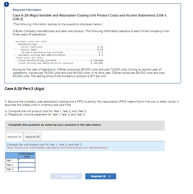 [Solved]: Required Information Required information Case 6-