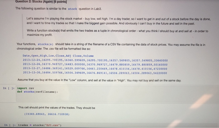 Solved Please solve using Python 3 | Chegg.com