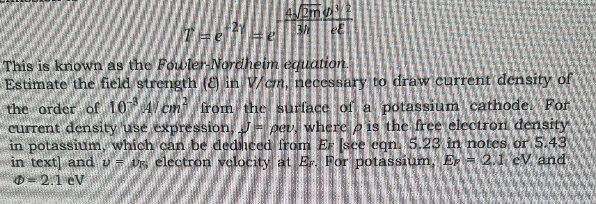 Solved 4 2m03 2 T E 2y 31 This Is Known As The Fowler Chegg Com