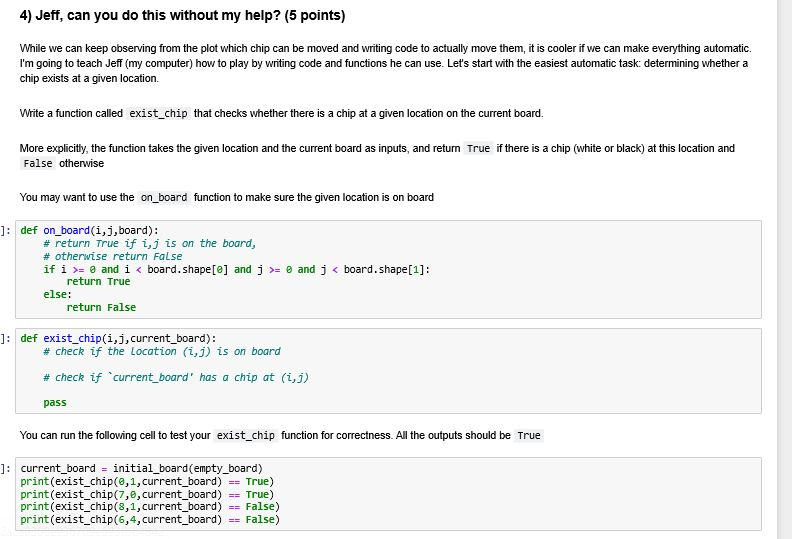 Solved Chess Game! Please help with Agent Based Modeling Hwk | Chegg.com