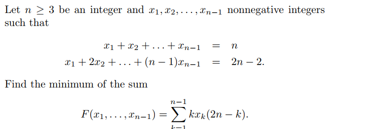Solved Find the greatest positive integer n for which there | Chegg.com