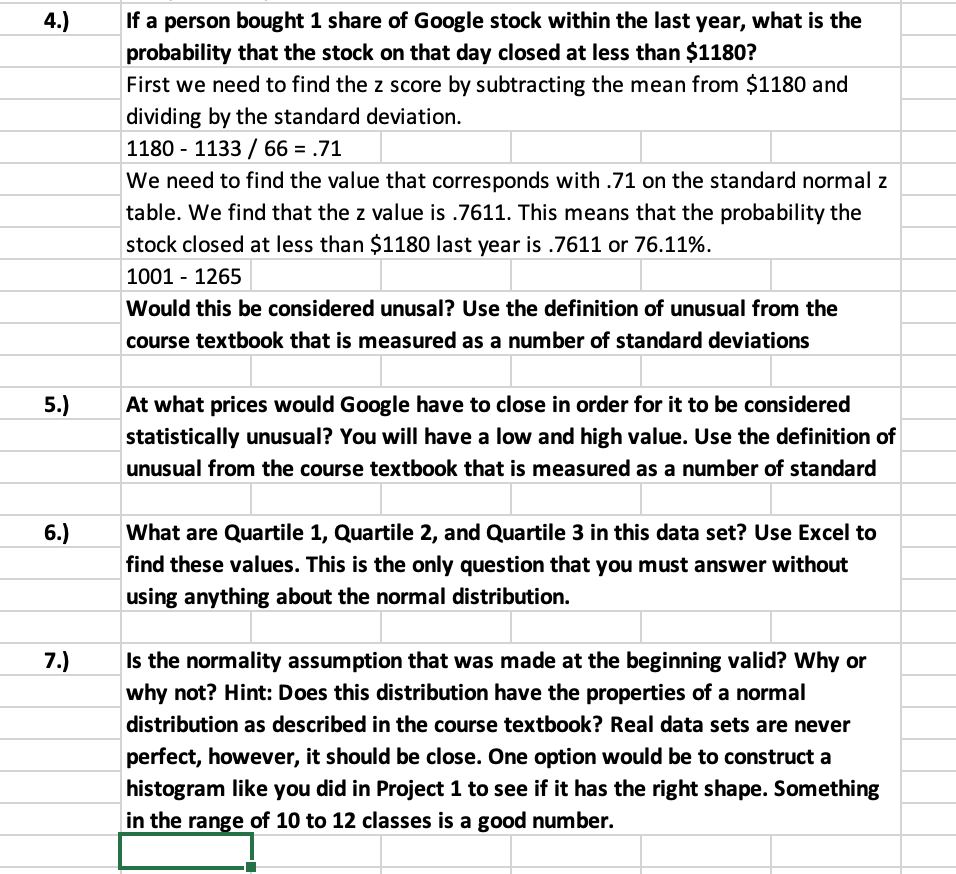 Solved 1.) What the mean and Standard Deviation (SD) of the | Chegg.com