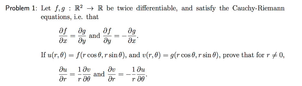 Solved Problem 1: Let f,g R2R be twice differentiable, and | Chegg.com