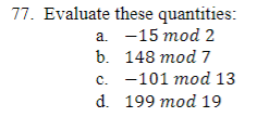 Solved Number Theory: | Chegg.com