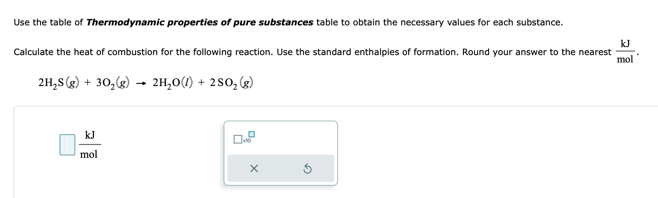 [Solved]: Use the table of Thermodynamic properties of pur