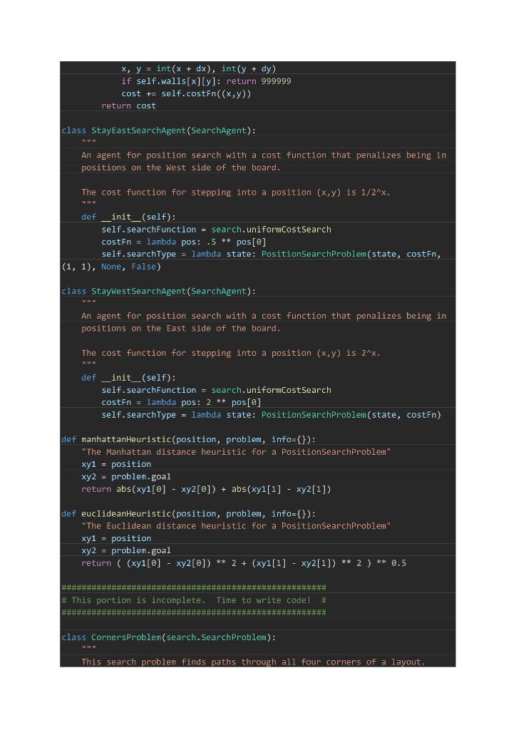 Solved N.B this is a pacman game sample program in | Chegg.com