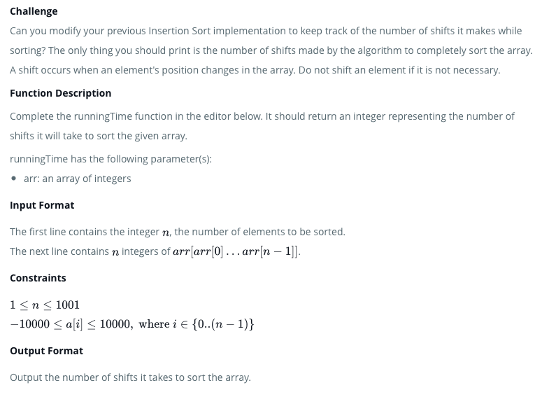 Solved Running Time of Algorithms The running time of an | Chegg.com
