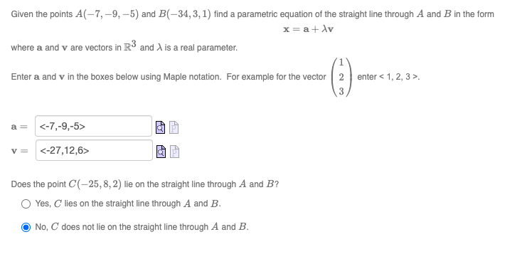 Solved Can someone show me how to find if point c is on the | Chegg.com