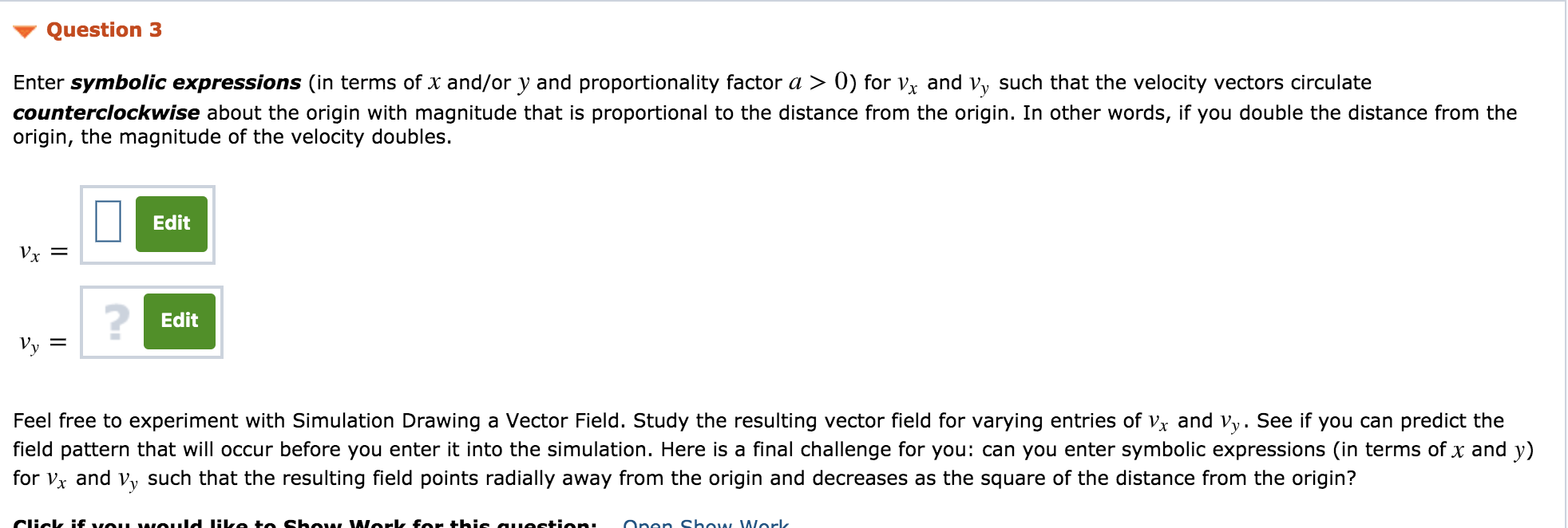 Solved Question 3 Enter symbolic expressions in terms of x | Chegg.com