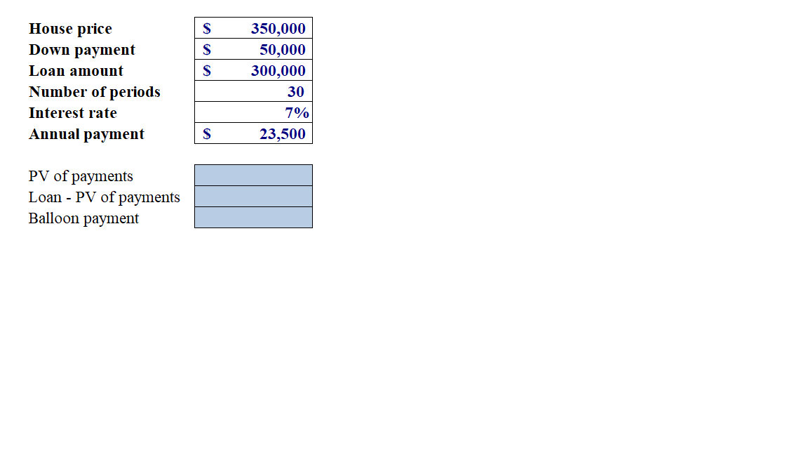 How much down payment hot sale for 350 000 house