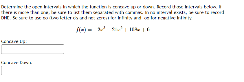 Solved Determine the open intervals in which the function is