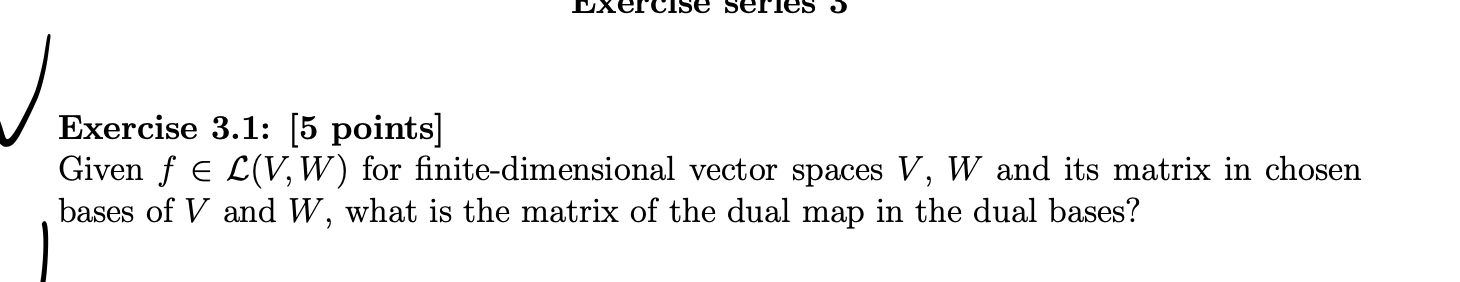 Solved Exercise 3 1 [5 Points] Given F∈l V W For