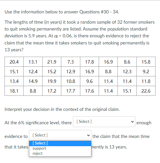 Solved Use The Information Below To Answer Questions #30 - | Chegg.com