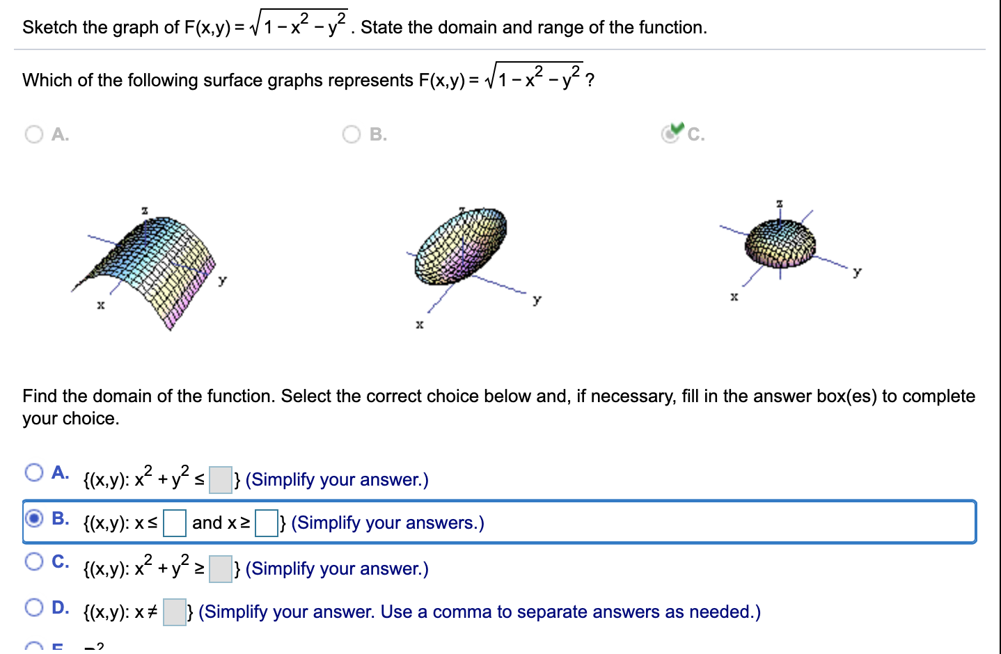 Solved Sketch The Graph Of F X Y V1 X2 Y2 State The Chegg Com