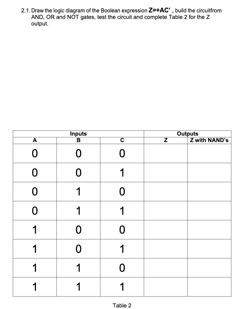 Draw A Logic Gate Diagram For The Boolean Function Boolean A