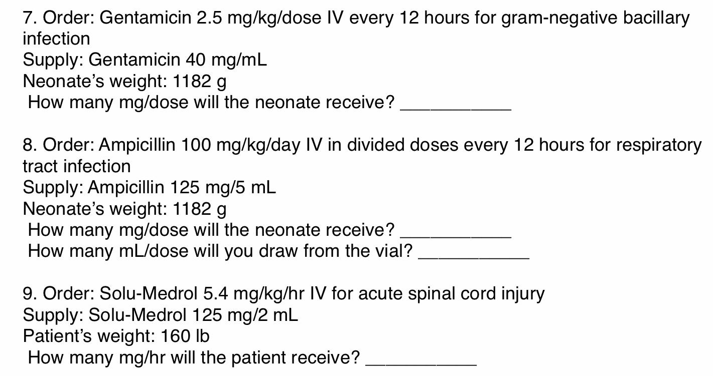 Solved 21. Order: Keytruda 2mg/kg IV every third week for | Chegg.com