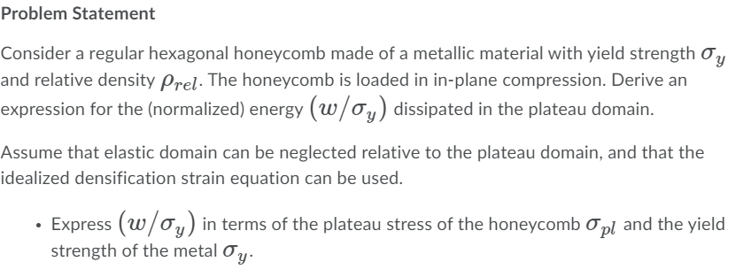 Problem Statement Consider a regular hexagonal | Chegg.com