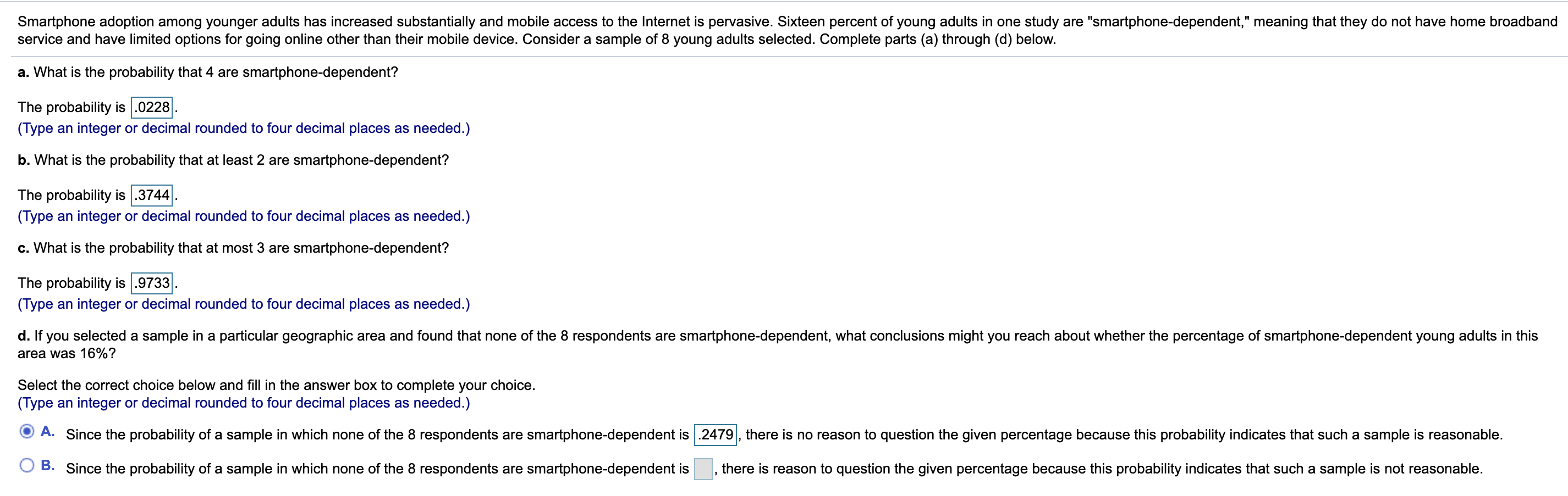Solved If you could make sure my answers are correct! Not | Chegg.com