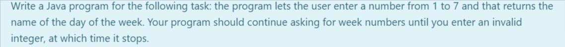 Solved Write a Java program for the following task: the | Chegg.com