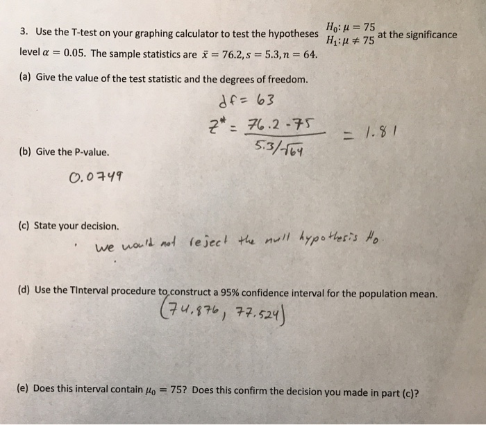 Test store statistic calculator