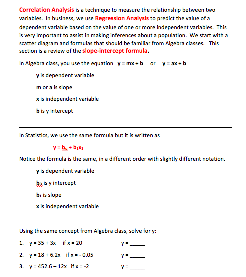Solved Correlation Analysis Is A Technique To Measure The Chegg