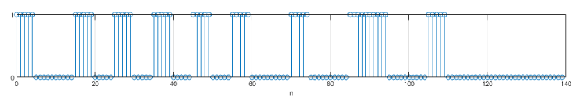 Solved Each frame: [start bit '1'][5 bits data block][stop | Chegg.com