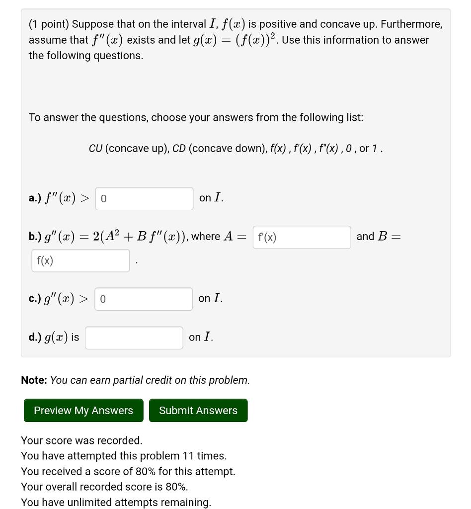 Solved (1 point) Consider the function f(x) = cos(x) + 2 | Chegg.com