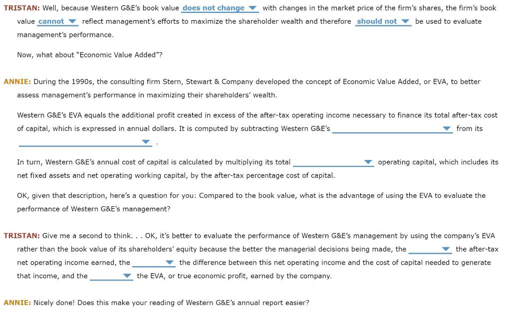 7. The relationship between the book value of
