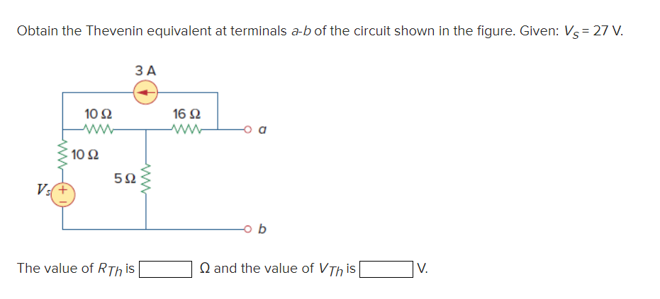 Solved Obtain The Thevenin Equivalent At Terminals A-b Of | Chegg.com