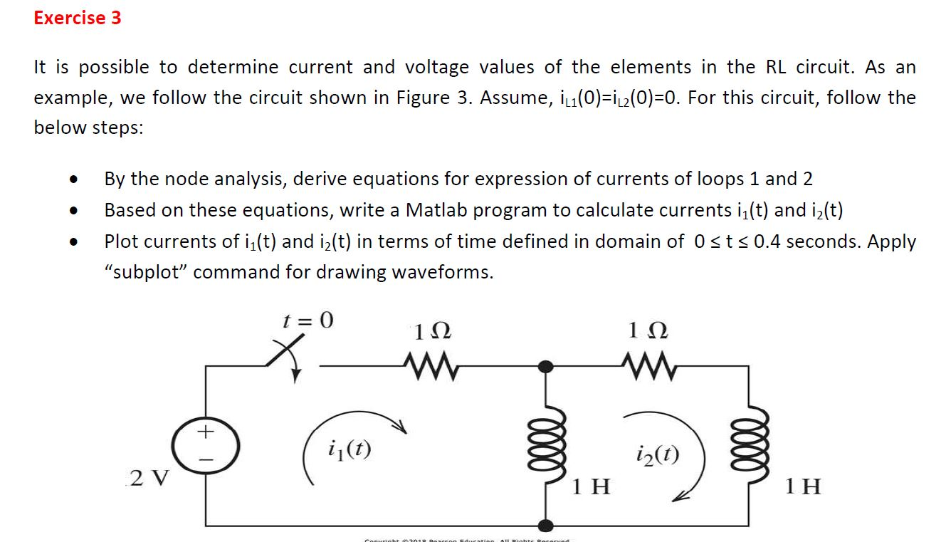 Solved Exercise 3 It is possible to determine current and | Chegg.com