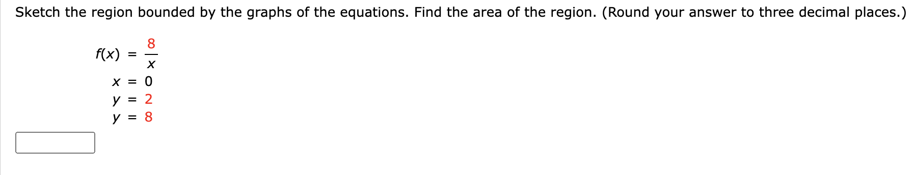 Solved Sketch The Region Bounded By The Graphs Of The