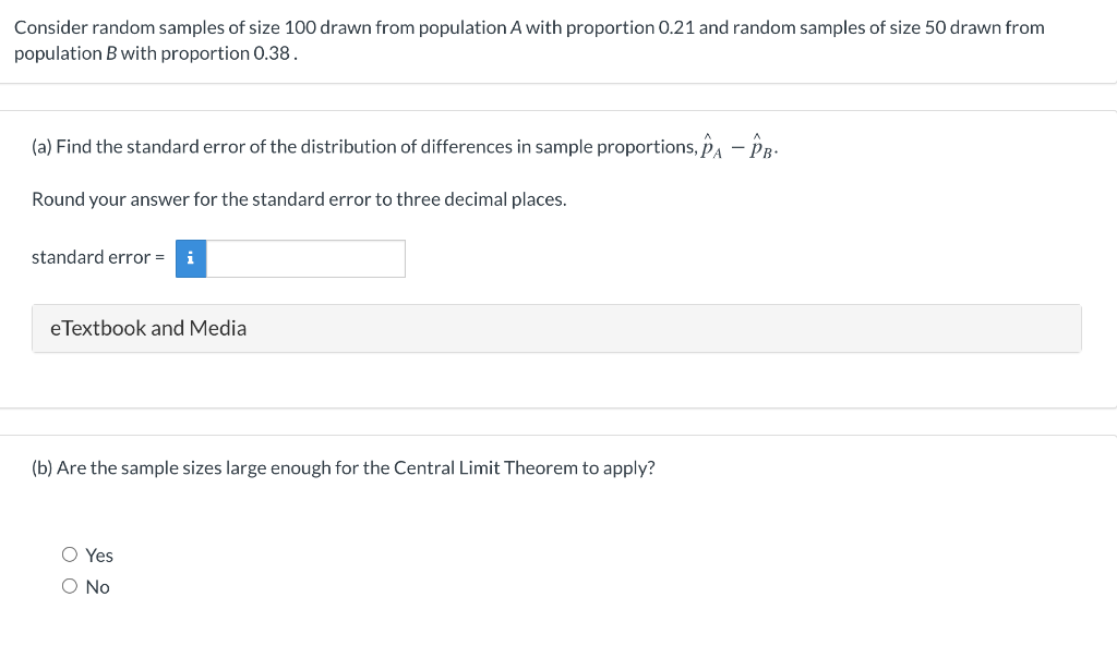 Solved Consider random samples of size 100 drawn from | Chegg.com