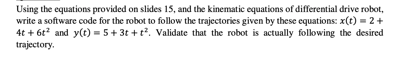 Solved = Using The Equations Provided On Slides 15, And The 