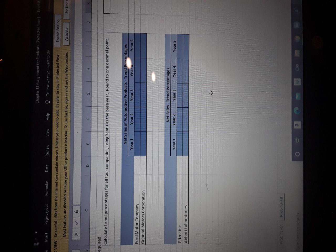 Solved Chapter 13 Assignment for Students (Protected rev] - | Chegg.com