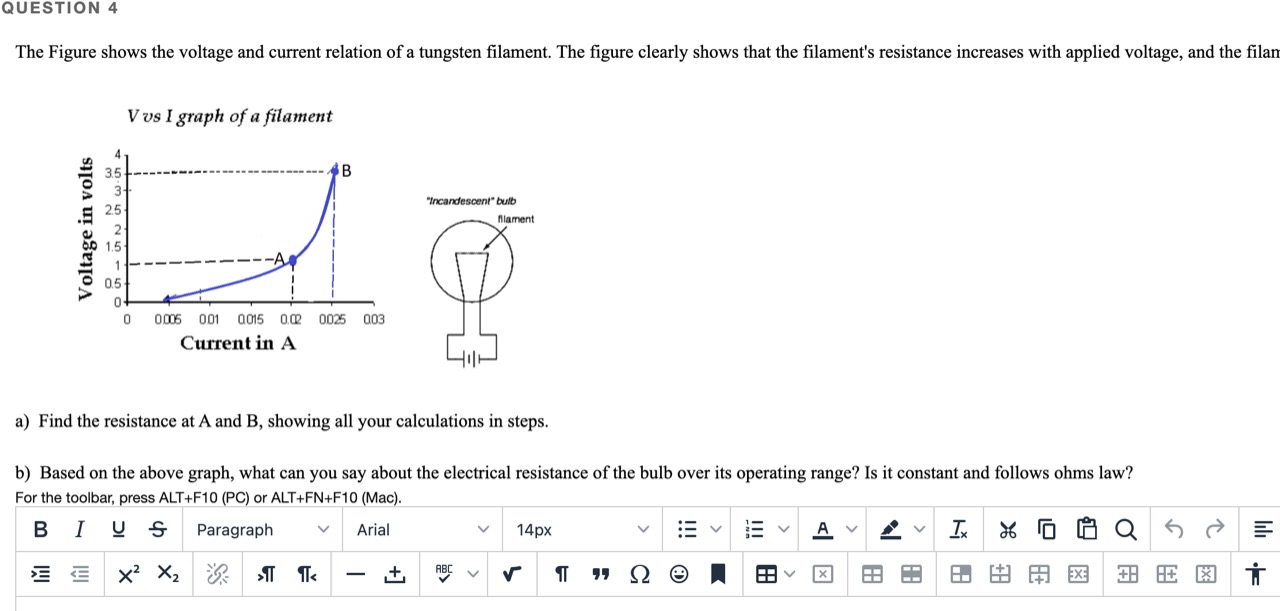 Solved The Figure shows the voltage and current relation of | Chegg.com