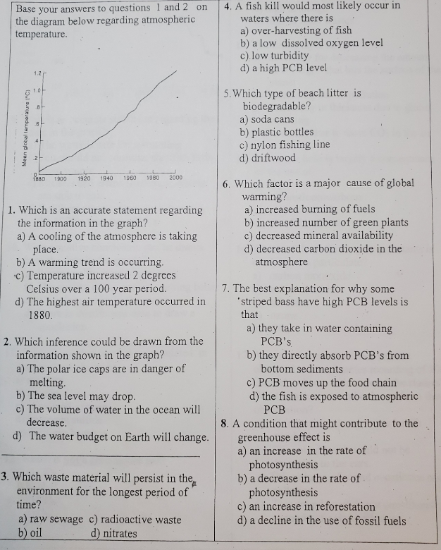 Solved Base your answers to questions 1 and 2 on the diagram | Chegg.com