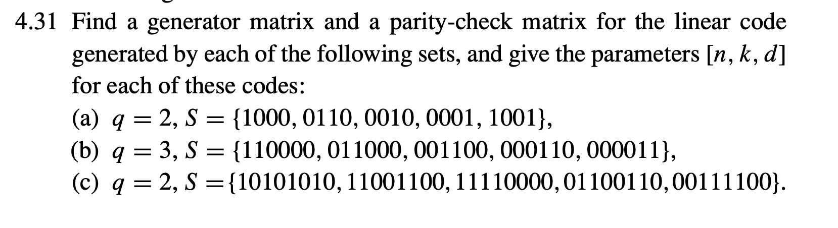 2d parity check program c