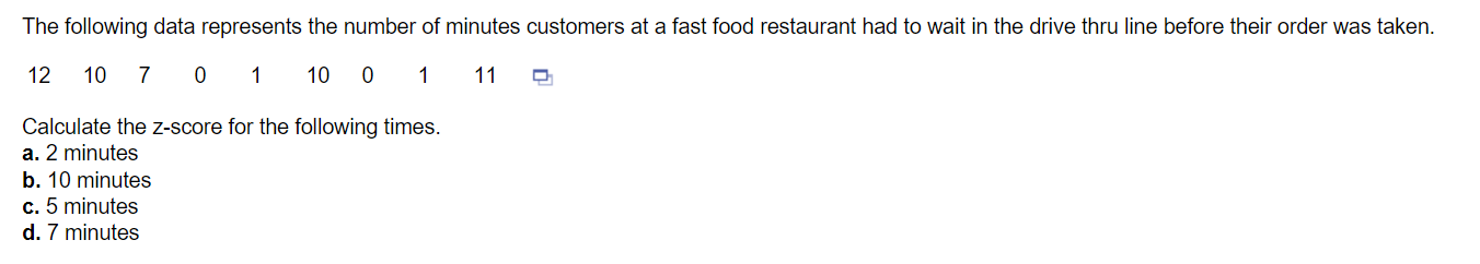 Solved Consider The Following Two Sample Data Sets. A. | Chegg.com