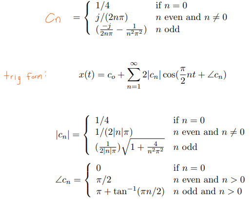Solved How Do You Convert Cn S From Complex Exponential F Chegg Com