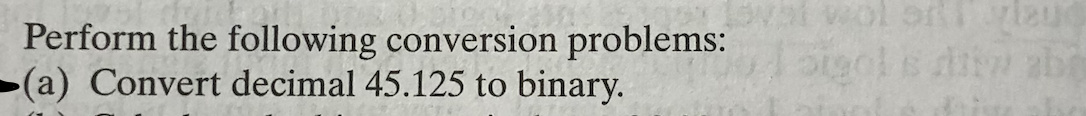 Solved Perform the following conversion problems: (a) | Chegg.com