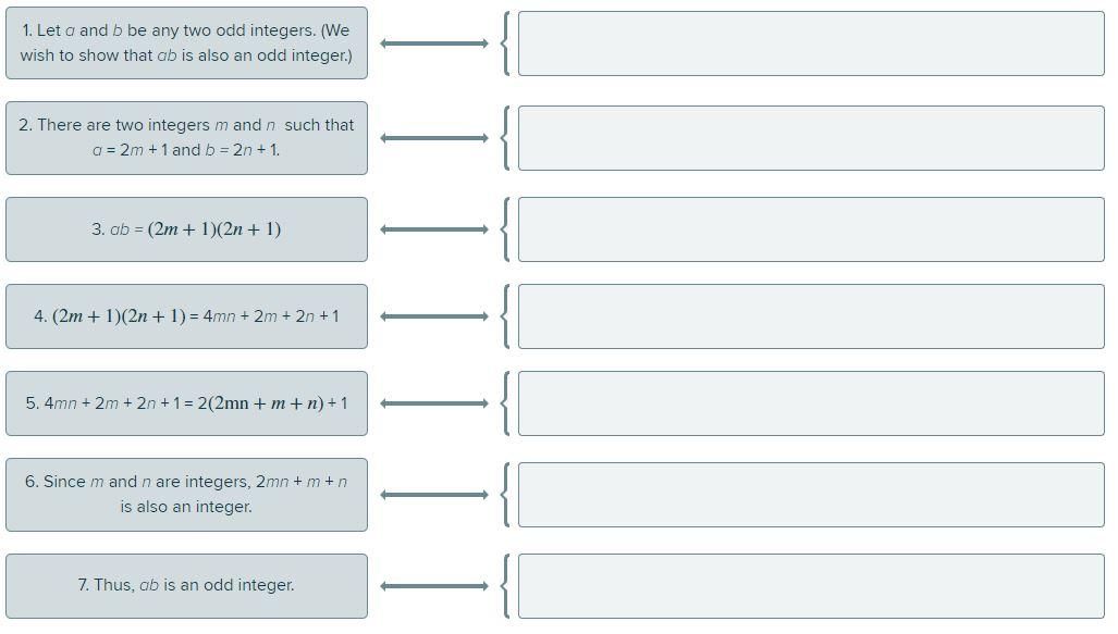 Solved 1 let a and b be any two odd integers we wish to chegg