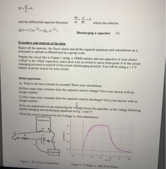 Solved upload assignment lab 5 rc circuits nv260 ph rc chegg