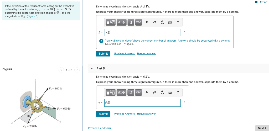 Solved Determine the magnitude of FR. Express your answer | Chegg.com