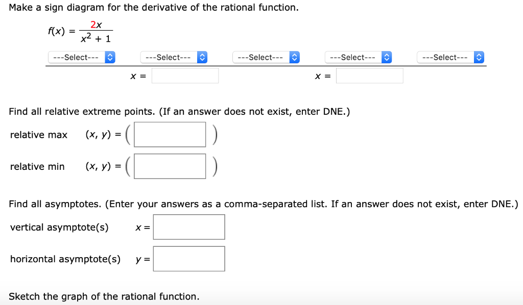 Solved Make a sign diagram for the derivative of the | Chegg.com