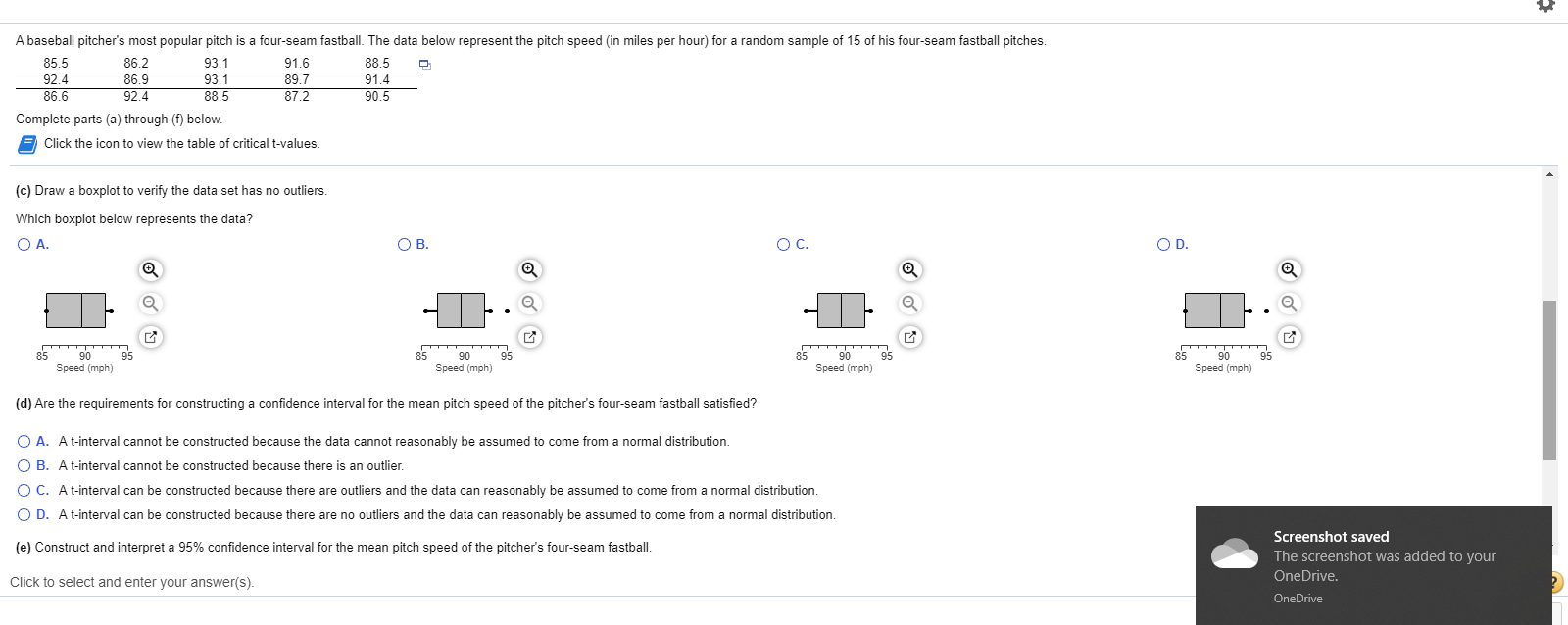 Solved A Baseball Pitcher's Most Popular Pitch Is A | Chegg.com