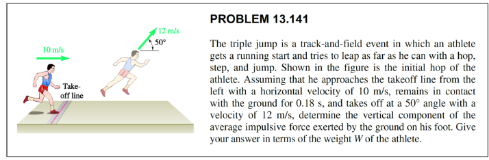 Solved The triple jump is a track-and-field event in which | Chegg.com