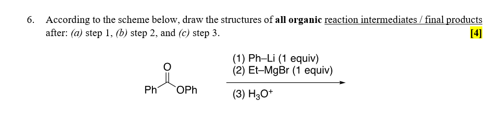 Solved 6. According To The Scheme Below, Draw The Structures 