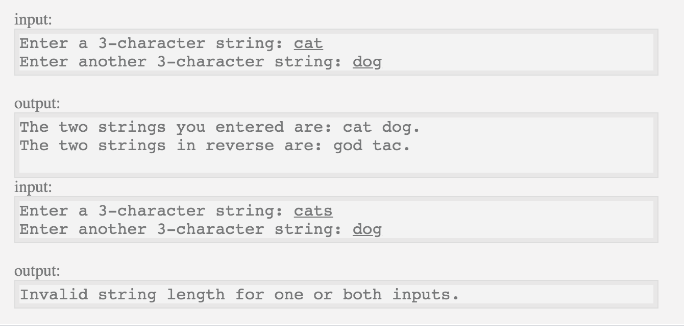 Solved JAVA Prompts the user at the command line for one | Chegg.com